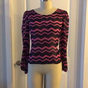 ZizZag stripe Women’s Blouse 👚